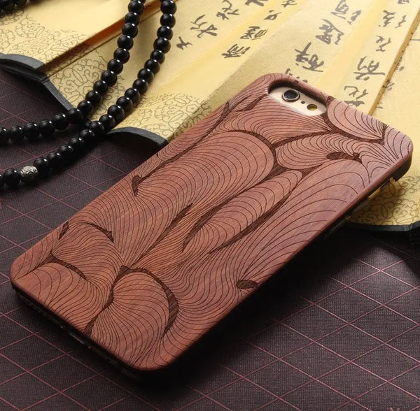 Wood Floral iPhone Case - Puck's