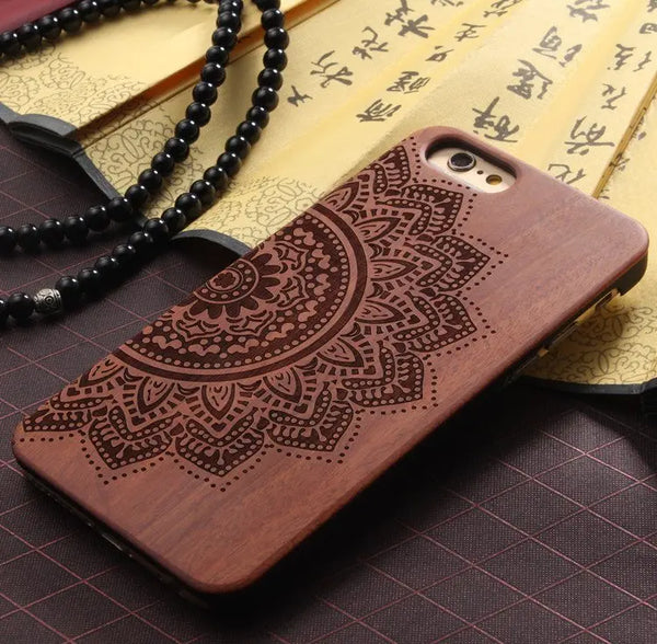 Wood Mandala iPhone Case - Puck's