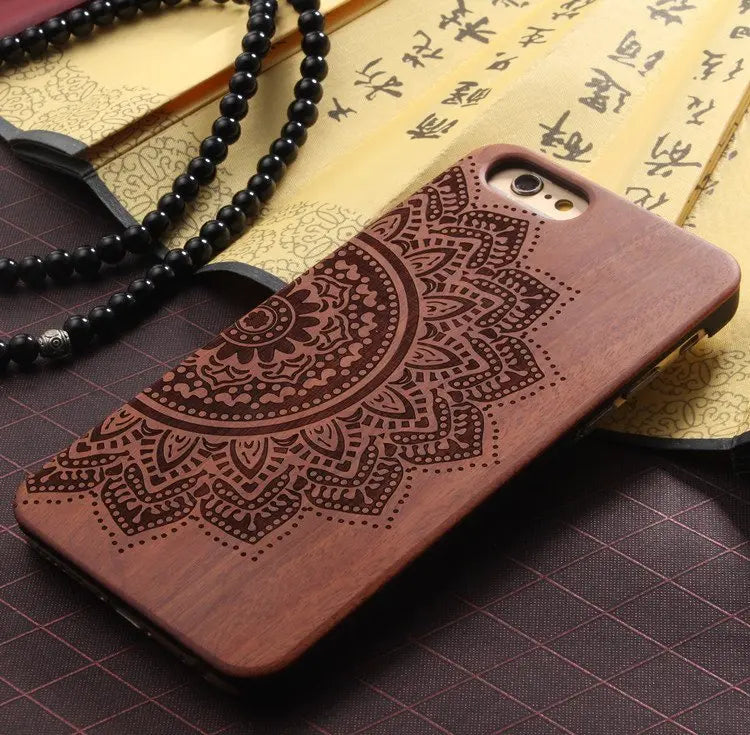 Wood Mandala iPhone Case - Puck's