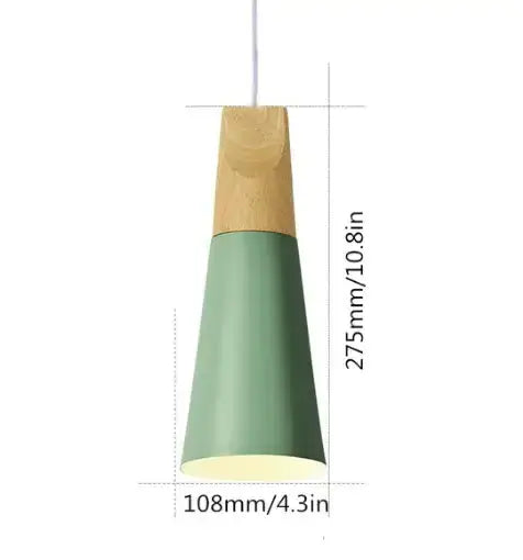 Wooden Funnel Pendant Lights - Puck's