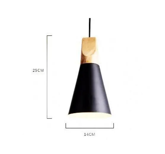 Wooden Funnel Pendant Lights - Puck's