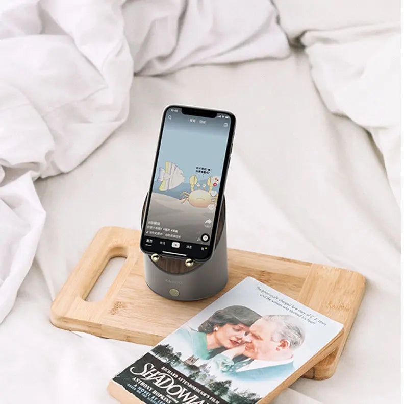 Wooden Speaker Smart Induction Speaker Phone Holder - Puck's