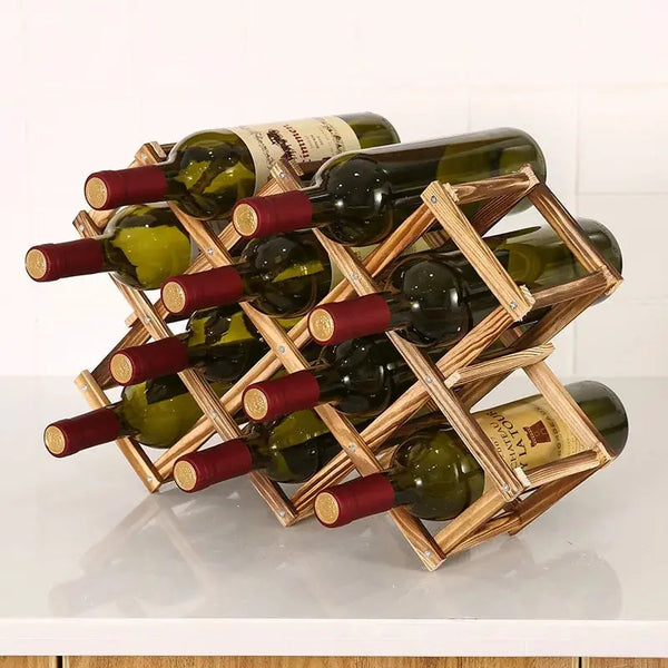 Wooden Wine Rack - Puck's
