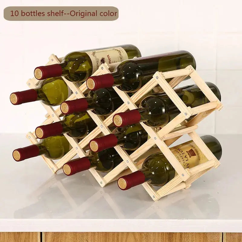 Wooden Wine Rack - Puck's
