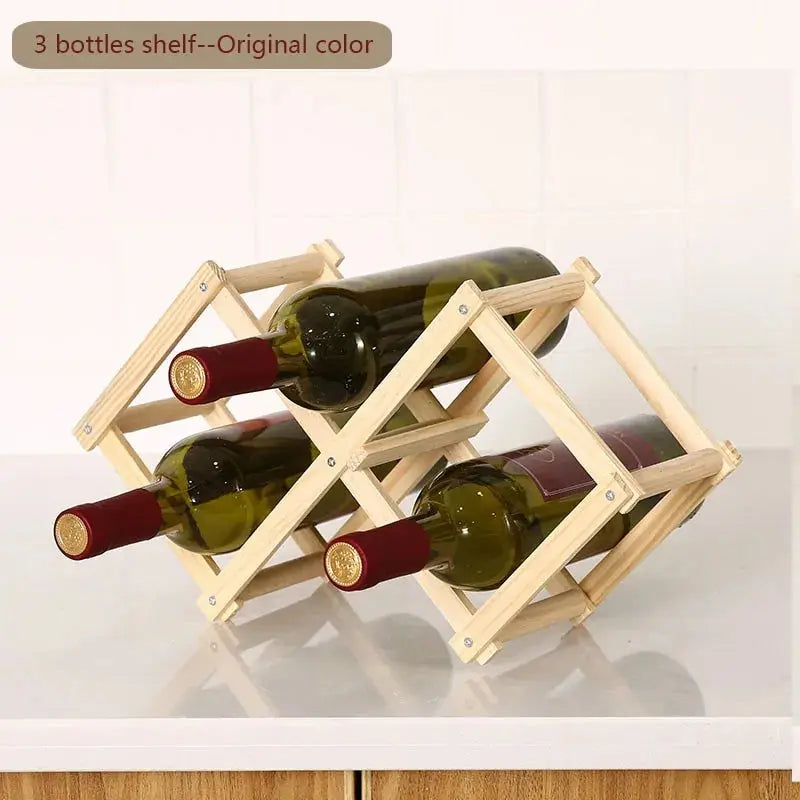 Wooden Wine Rack - Puck's