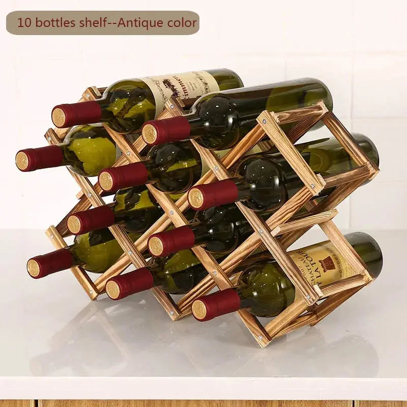 Wooden Wine Rack - Puck's