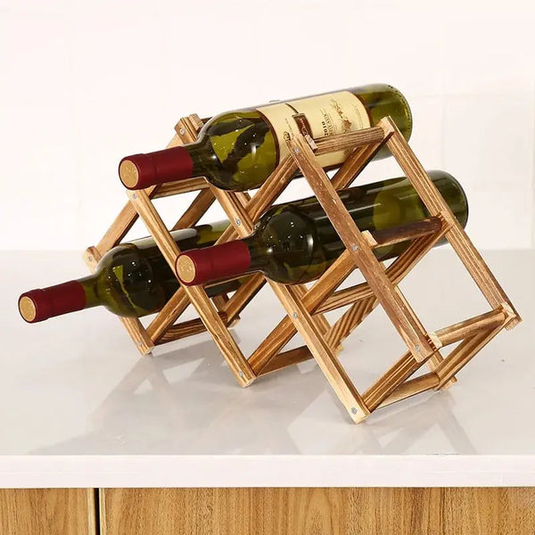 Wooden Wine Rack - Puck's