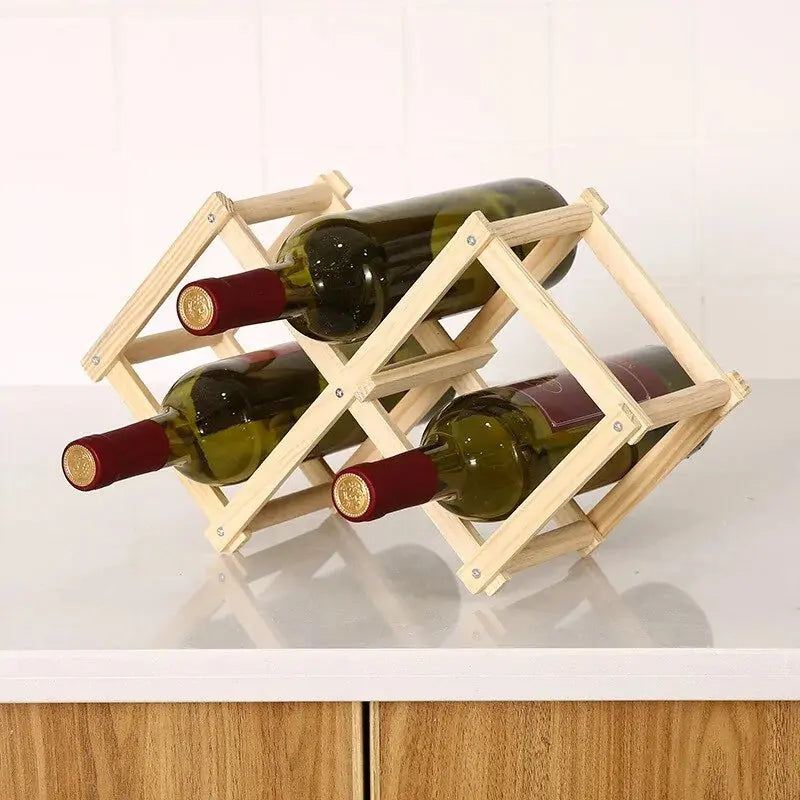 Wooden Wine Rack - Puck's