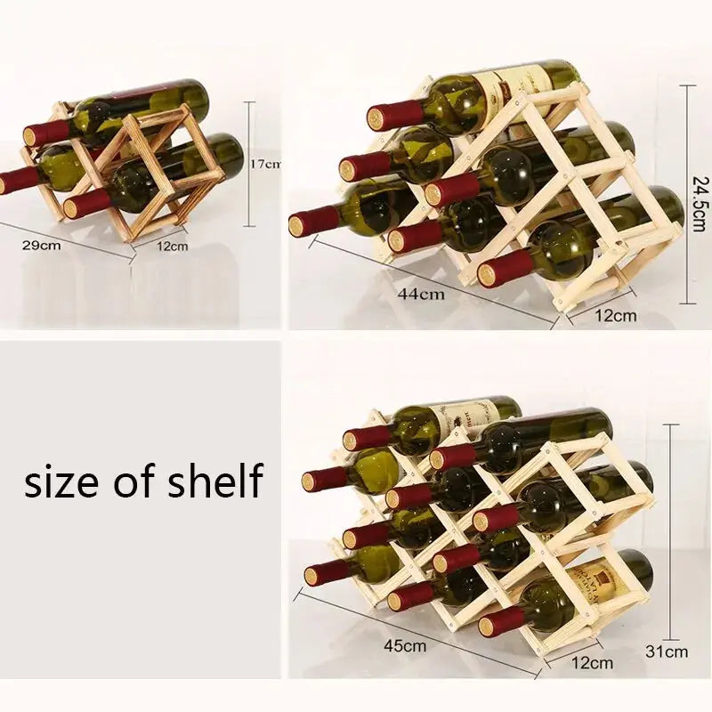 Wooden Wine Rack - Puck's