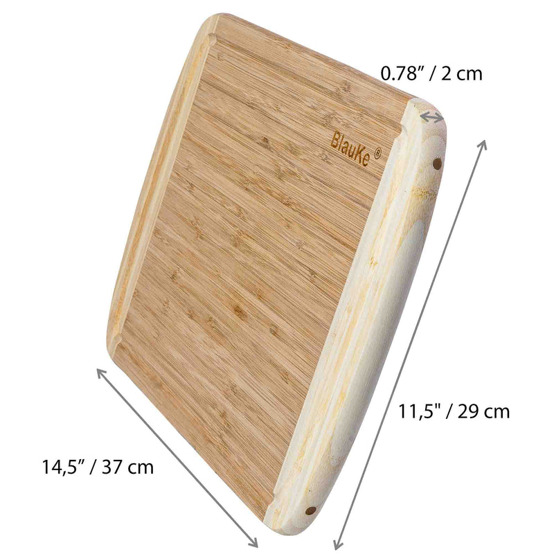 Large Wood Cutting Board for Kitchen 14x11 inch - Chopping Board - Puck's