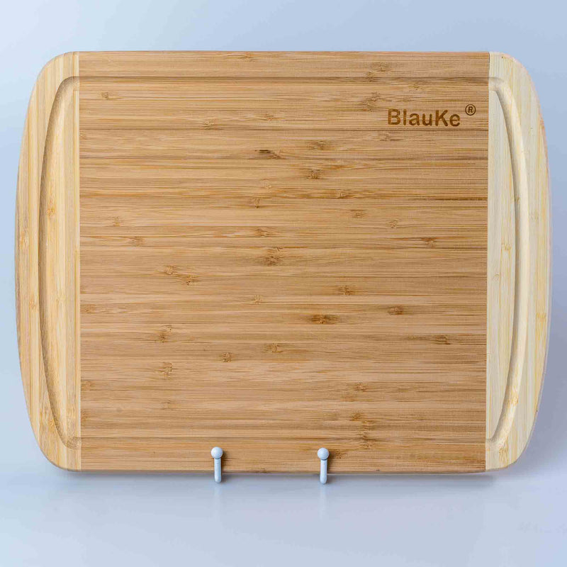 Large Wood Cutting Board for Kitchen 14x11 inch - Chopping Board - Puck's