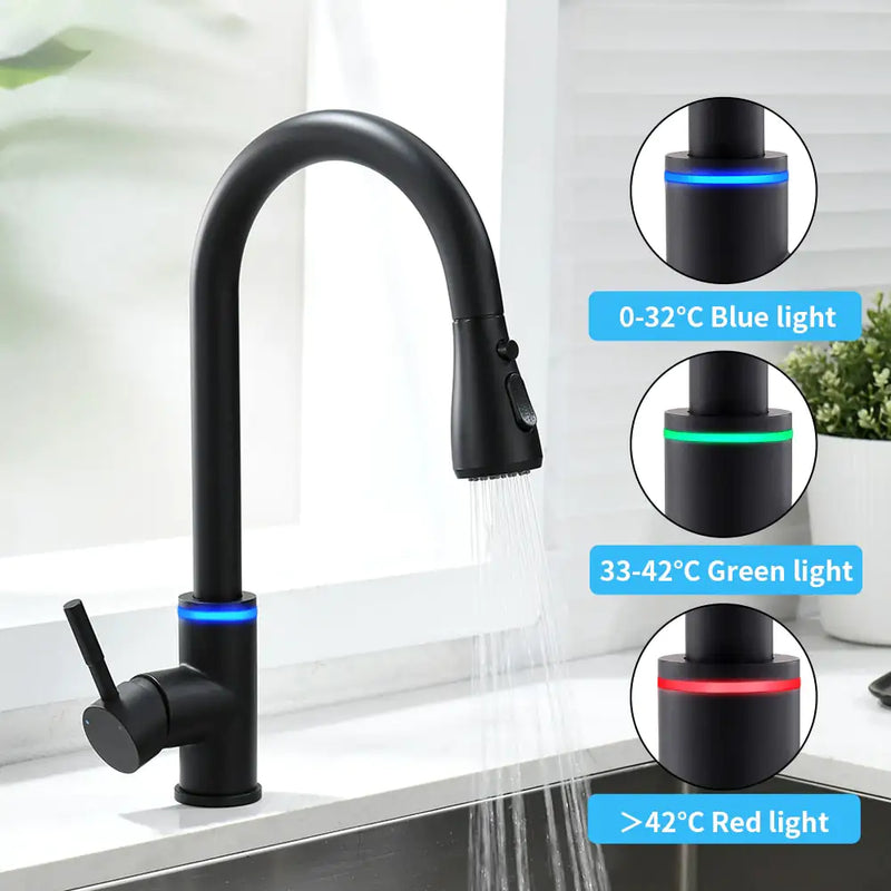 Kitchen Smart Touch Faucets - Puck's
