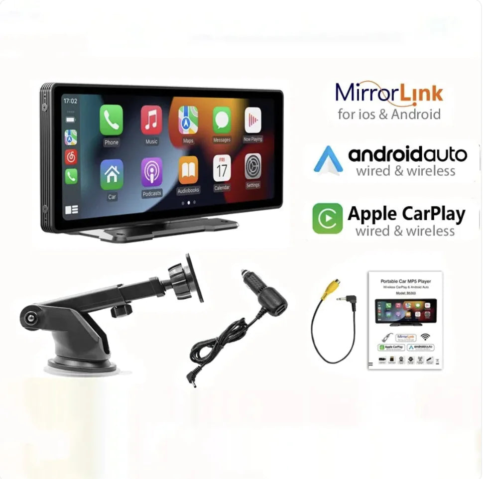 10.26-Inch PND Wireless CarPlay MP5 Player - Puck's