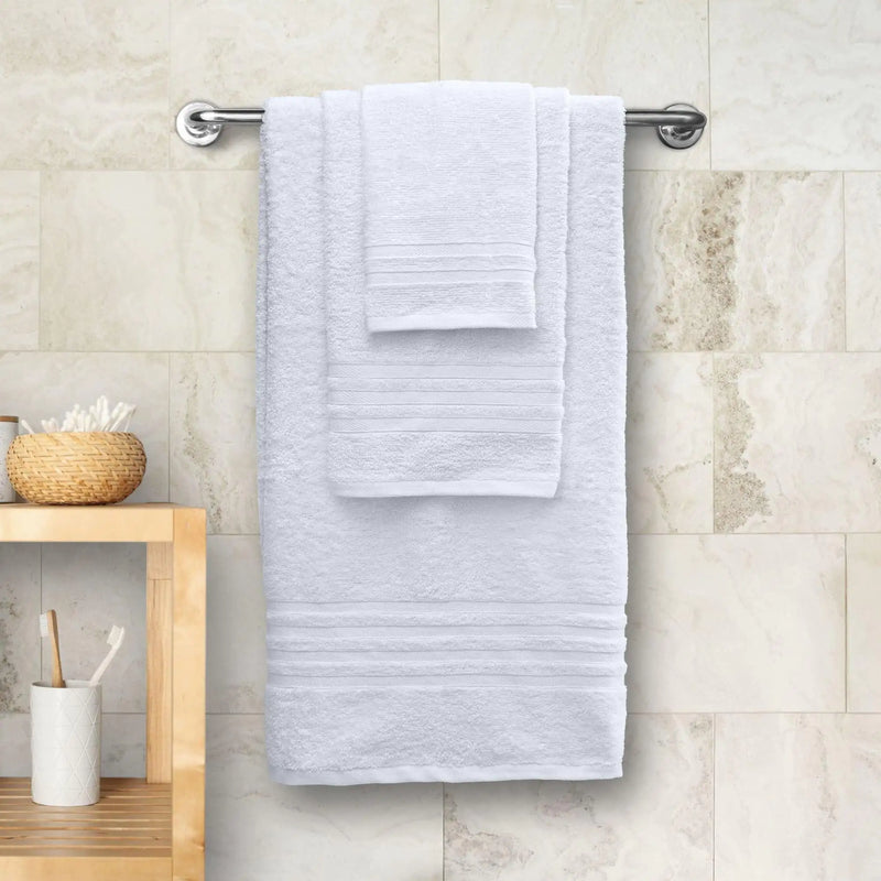 12 Pcs Bath Towel Set for Bathroom 100% Cotton Soft and Plush Highly Absorbent - Puck's