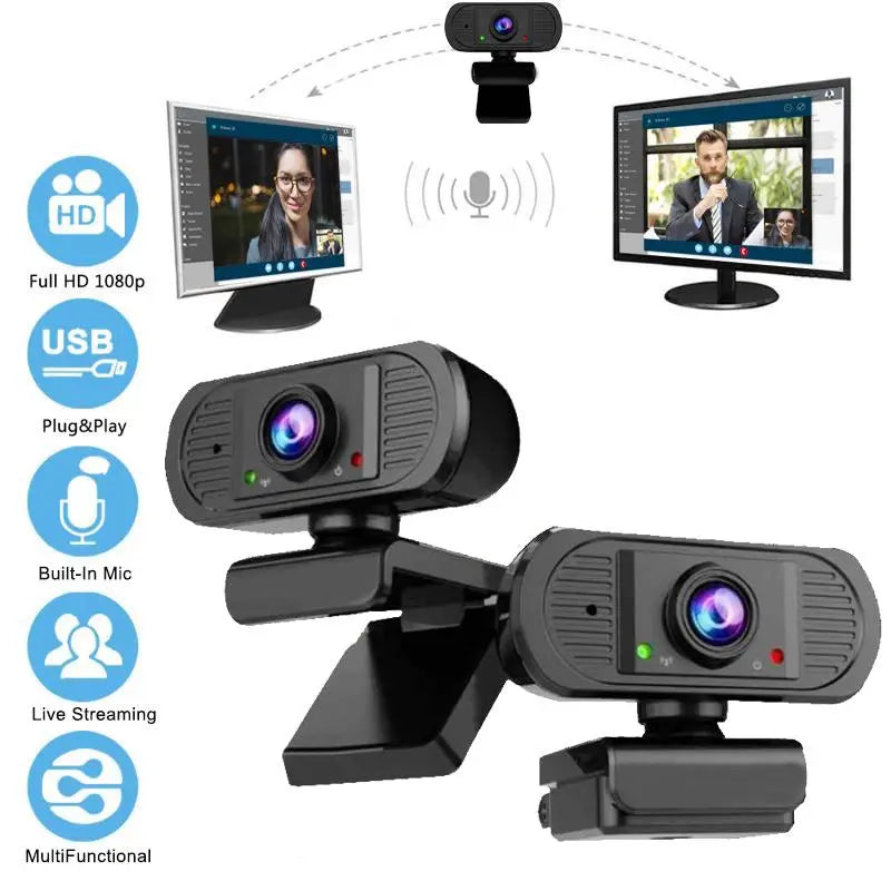 ZOOMEX 1080P HD Portable Camera And Mic For Video Chat - Puck's