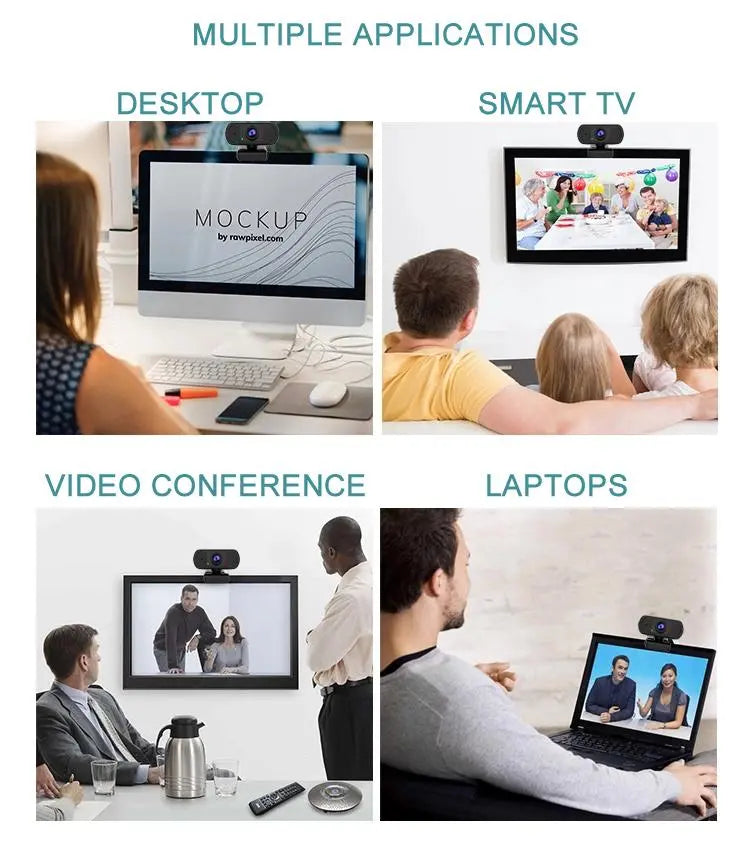 ZOOMEX 1080P HD Portable Camera And Mic For Video Chat - Puck's