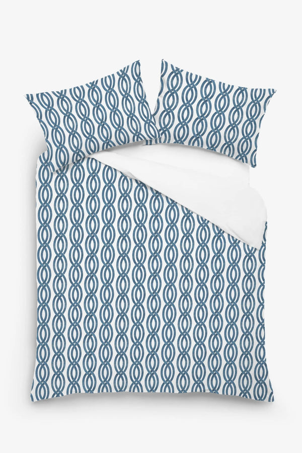 Zara - 3 Piece Crewel Embroidered Duvet Set | Linen Cotton Mix | - Puck's