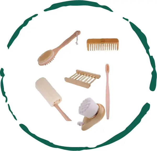 Zero-Waste Bath Accessories Bundle - Puck's