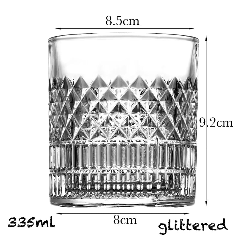 Whiskey Glasses,Scotch Glasses,Old Fashioned Whiskey Glasses/Perfect Gift for Scotch Lovers/Style Glassware for Bourbon/Rum - Puck's