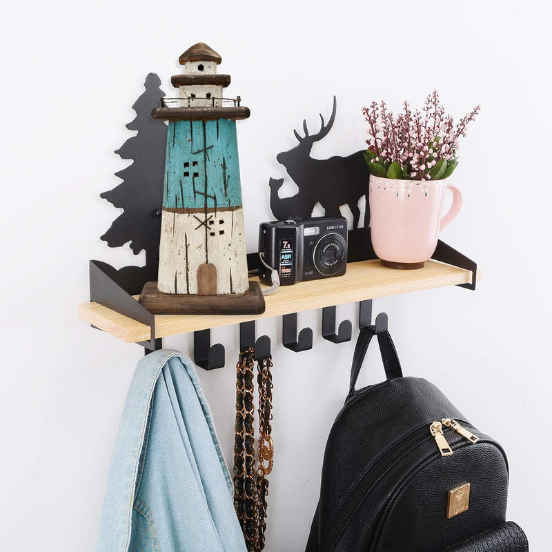 Wood Lighthouse Decor Nautical Light House Beach Coastal Ocean Decorations Table Seaside Marine Themed Home Decor Lake House Bathroom Shelf Table Centerpiece 13 Inch (Bloue White) - Puck's