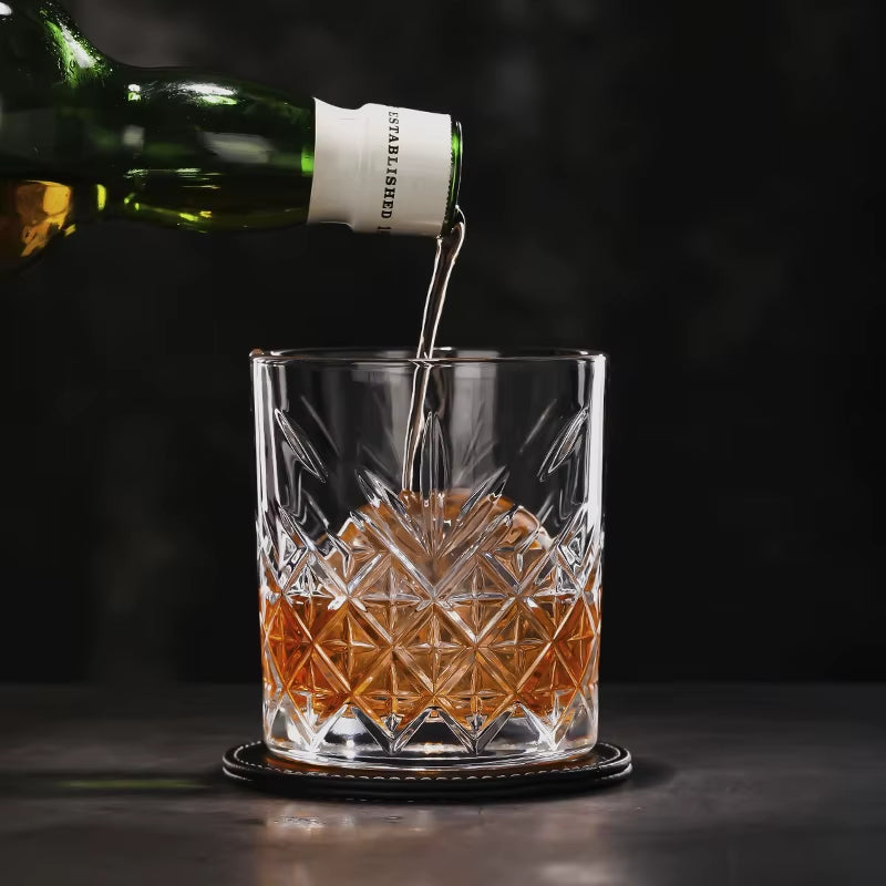 Whiskey Glasses,Scotch Glasses,Old Fashioned Whiskey Glasses/Perfect Gift for Scotch Lovers/Style Glassware for Bourbon/Rum - Puck's