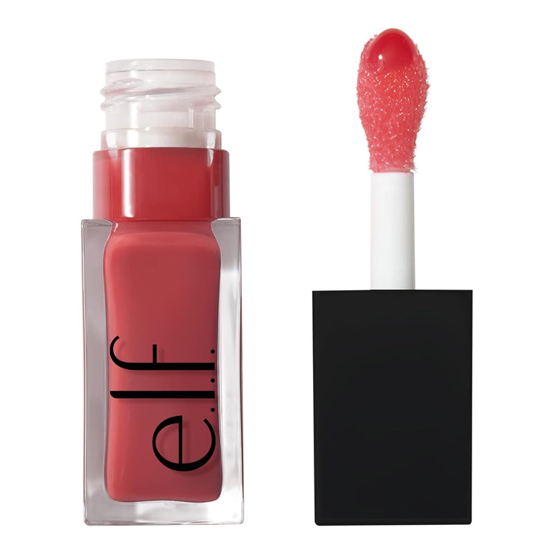Glow Reviver Lip Oil, Nourishing Tinted Lip Oil for a High-Shine Finish, Infused with Jojoba Oil, Vegan & Cruelty-Free, Rose Envy - Puck's