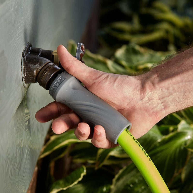 Garden Lead-In Hose with Swivelgrip, 5/8 In. X 10 Ft., Heavy Duty, Lightweight, Drinking Water Safe, Zillagreen - HFZG510YWS-E - Puck's