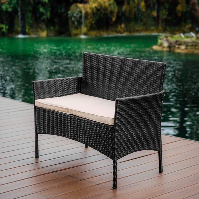 4-Person Outdoor Seating Group with Cushions