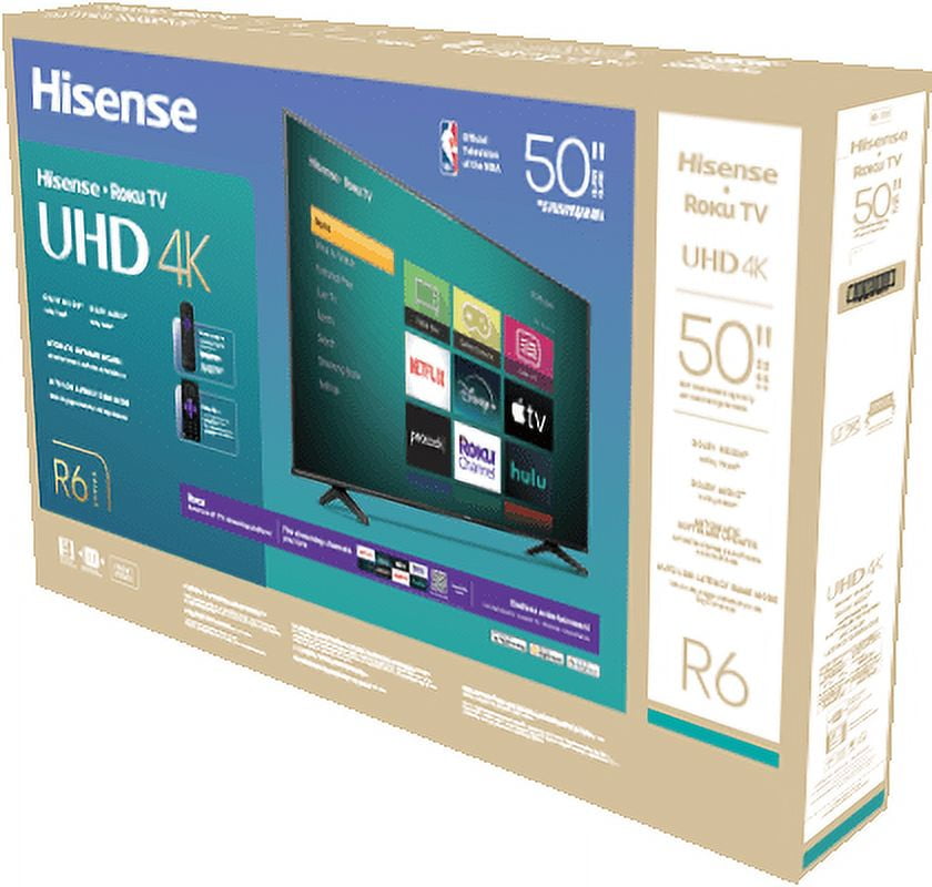 50" Class 4K UHD LED LCD Roku Smart TV HDR R6 Series 50R6E3 - Puck's