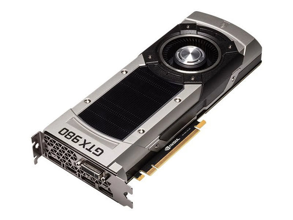 Geforce GTX 980 - Graphics Card - GF GTX 980 - 4 GB GDDR5 - Pcie 3.0 X16 - DVI, HDMI, 3 X Displayport - Black, Silver - Puck's