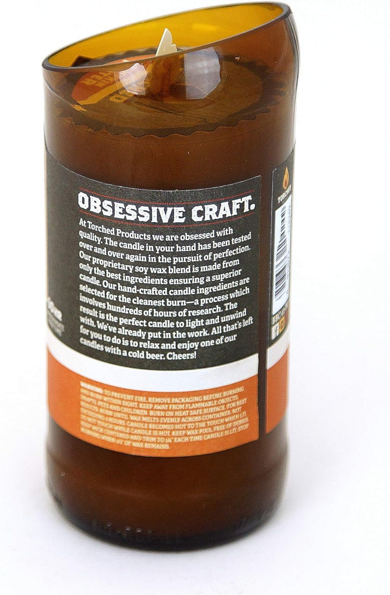Beer Scented Candles | Natural Soy Wax Candle | Pumpkin Porter Scent 8 Oz | Makes a Great Gift for Men, Beer Lovers, and Collectors | Bar Man-Cave Decor and Accessories - Puck's