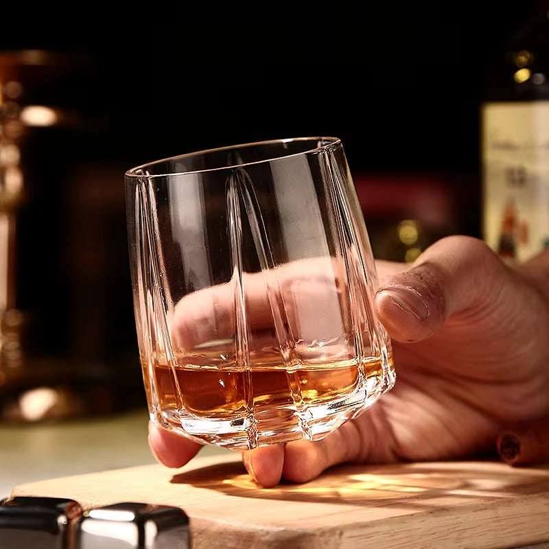 Whiskey Glasses,Scotch Glasses,Old Fashioned Whiskey Glasses/Perfect Gift for Scotch Lovers/Style Glassware for Bourbon/Rum - Puck's