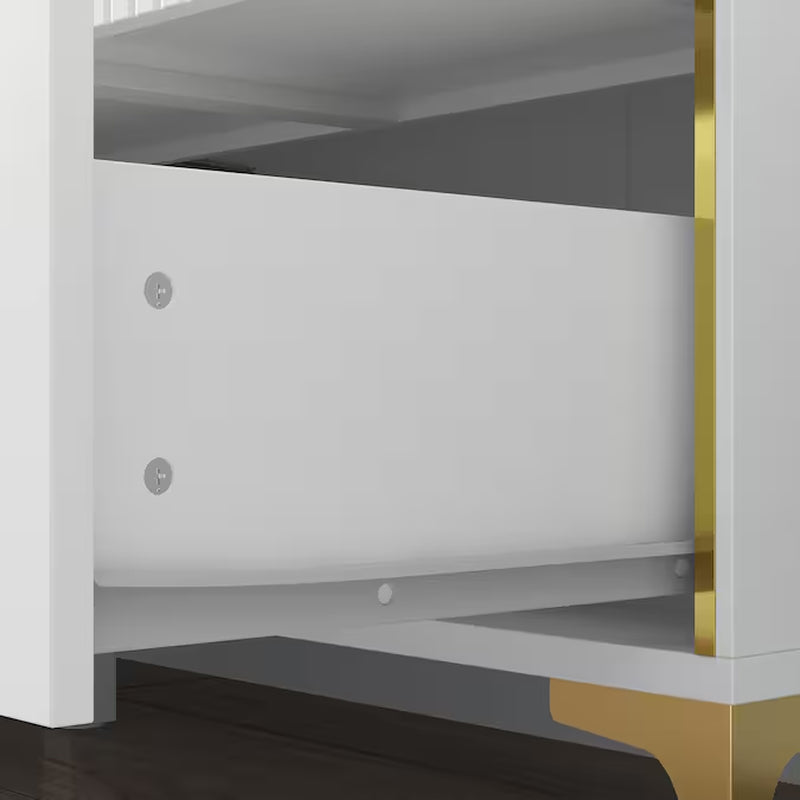 White 6-Drawer Standard Dresser - Puck's