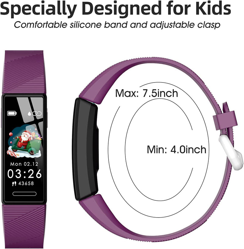 Fitness Tracker Watch for Kids, IP68 Waterproof Activity Tracker,Sleep Tracking, 11 Sport Modes Calorie Step Counter with Alarm Clock and Reminder, Great Gift for Boys Girls Teens - Puck's