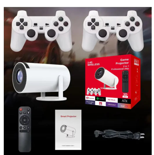 HY3000 4K 720P Android 11 Wifi6 Projector - Puck's