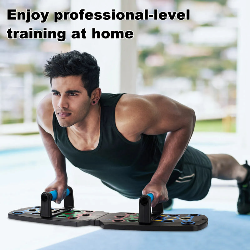 28 in 1 Push up Rack Board System Fitness Workout Train Home Gym Exercise Stands - Puck's