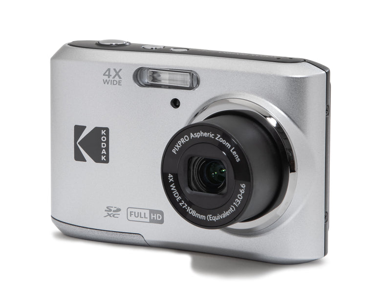 PIXPRO FZ45-SL (Silver) 4X Optical Friendly Zoom Digital Camera - Puck's