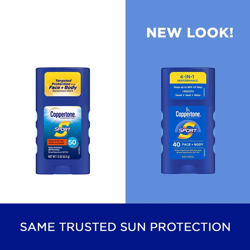 SPORT Sunscreen Stick RE32SPF 40 Water Resistant Stick Sunscreen Travel Size Sunscreen for Face and Body 15 Oz Stick