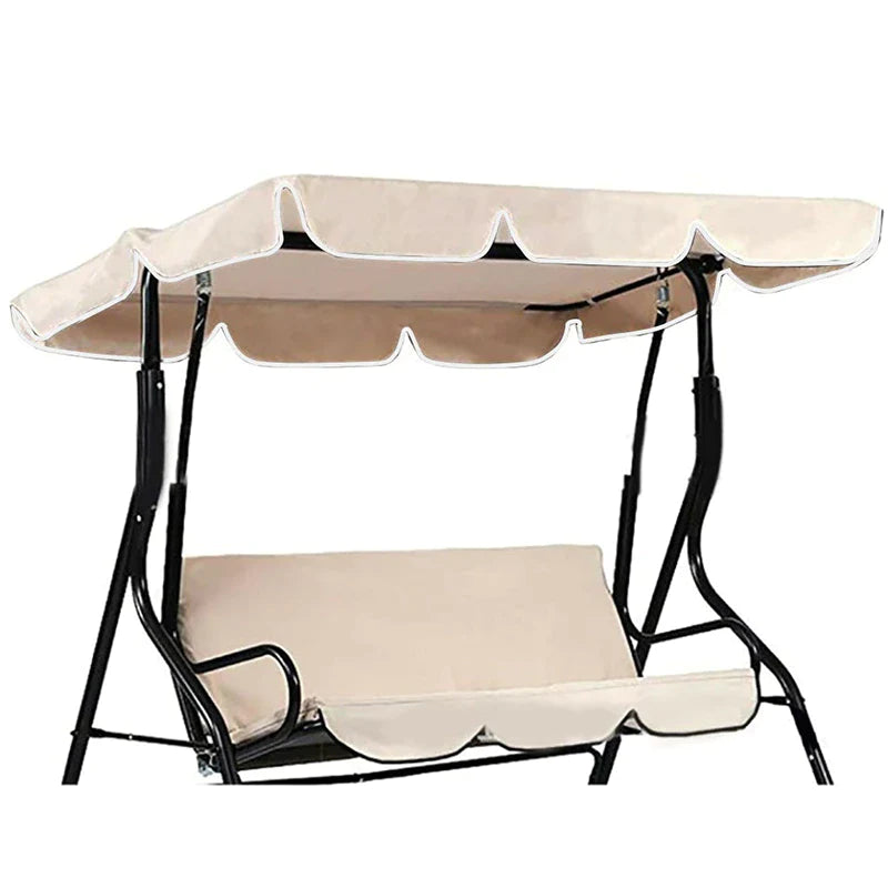 77"X43" Patio Outdoor Garden Swing 300D Canopy Replacement Porch Top Cover Seat - Puck's