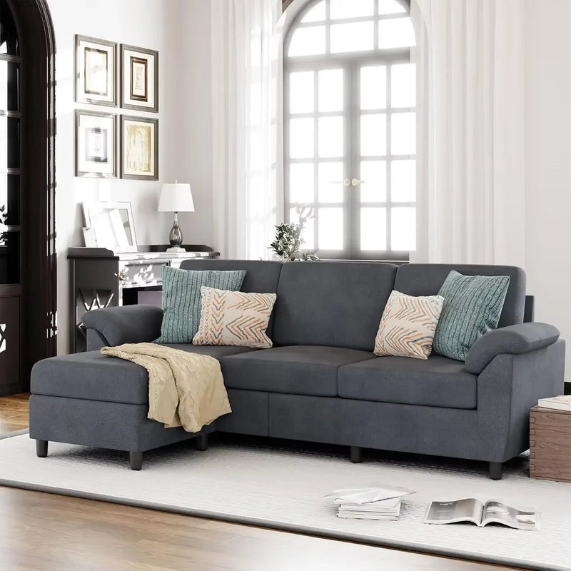 Velvet Fabric Sofa Bed Futon with 2 Pillows 3 Adjustable Angles Small Loveseat Folding Sleeper Sofa 600Lbs Weight Capacity Space - Puck's