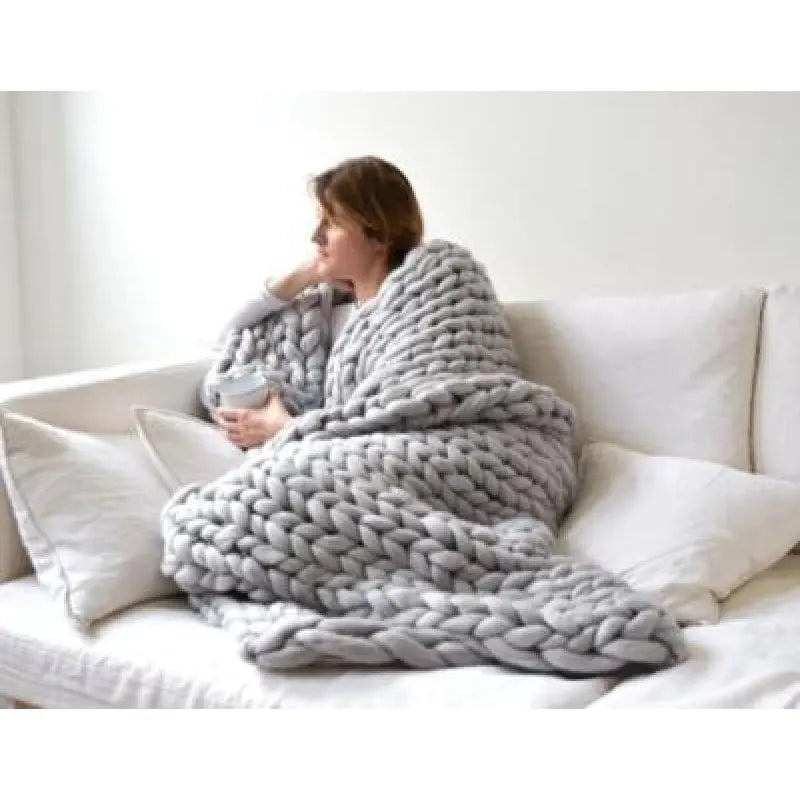 Photography Props Sofa Blanket Decorative Blanket - Puck's