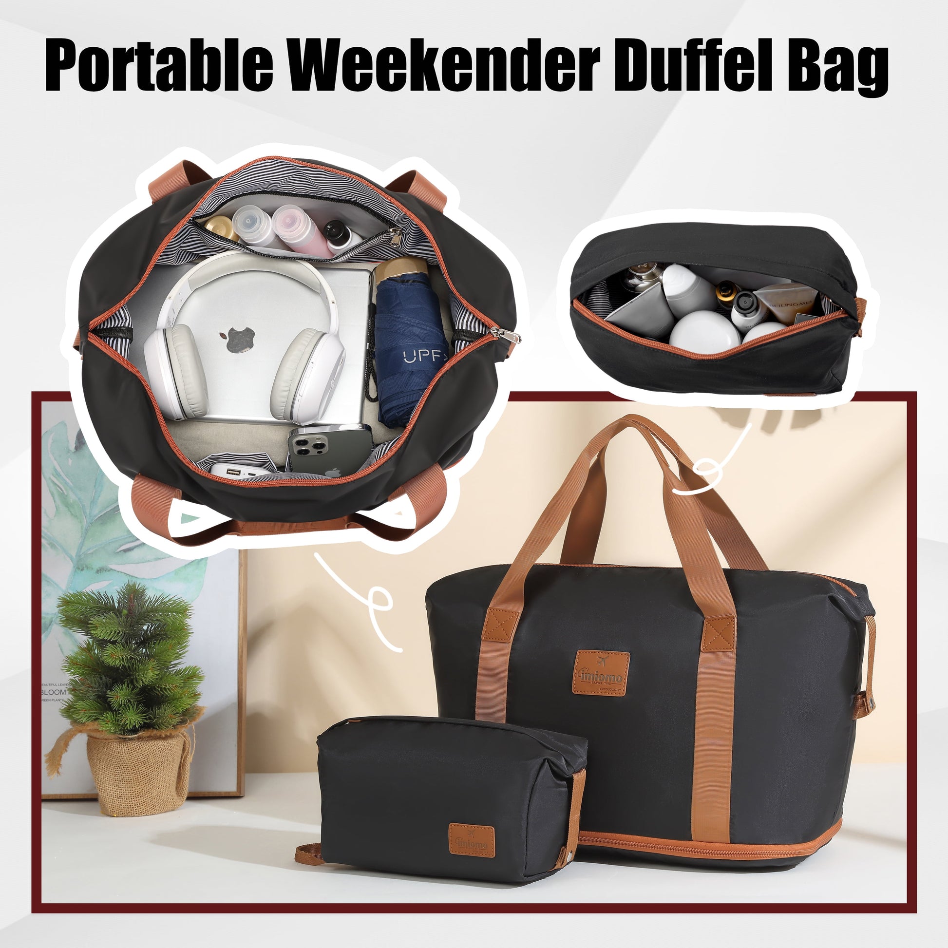 - 5 Luggage Sets ABS Hardside Spinner Luggage -(Expandable Suitcase20"24")28-In Checked Luggage-Black - Puck's