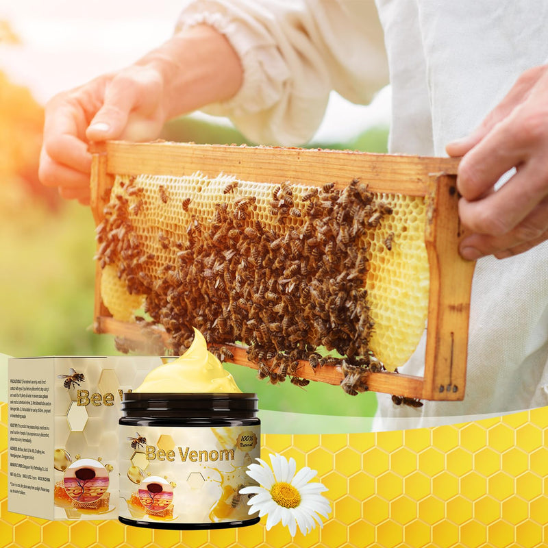 2 PCS Bee Venom Cream, Professional Bee Venom Repair Cream, Natural Skin Moisturizer, New Bee Venom Skin Cream for All Skin Types - Puck's