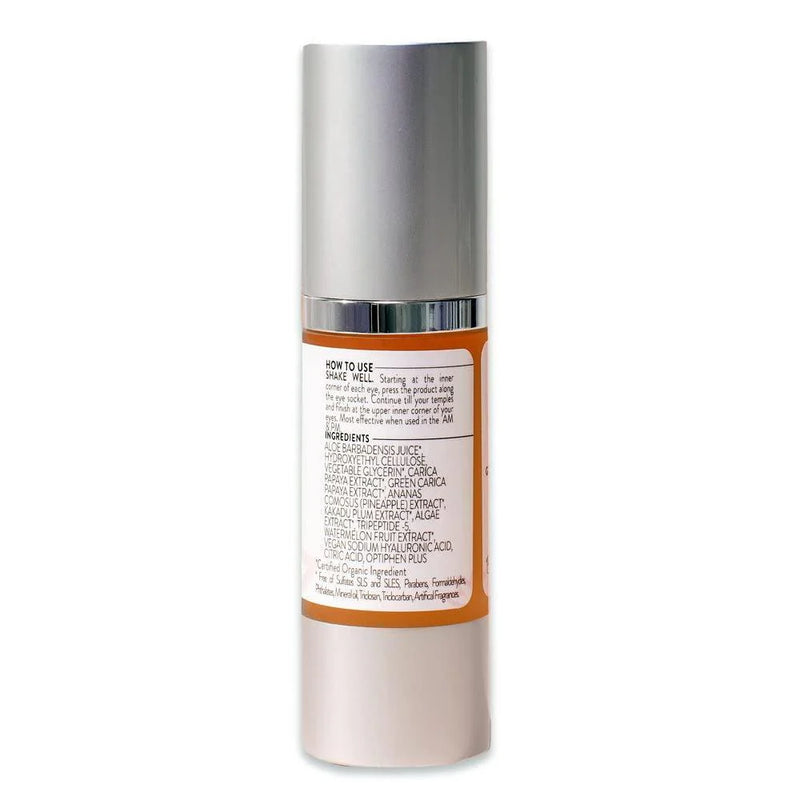 Organic Eye Serum for Wrinkles and Fine Lines with Hyaluronic Acid 1 Fl Oz - Puck's