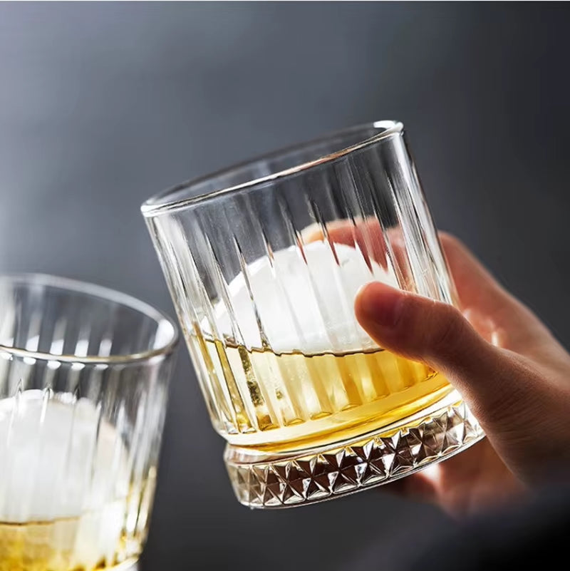 Whiskey Glasses,Scotch Glasses,Old Fashioned Whiskey Glasses/Perfect Gift for Scotch Lovers/Style Glassware for Bourbon/Rum - Puck's