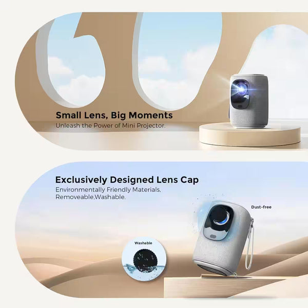 1920 X 1080 Full HD Wifi Bluetooth Mini Draagbare Projector met 9000-Lumen Handheld & Compatibel HDMI USB, Audio Port