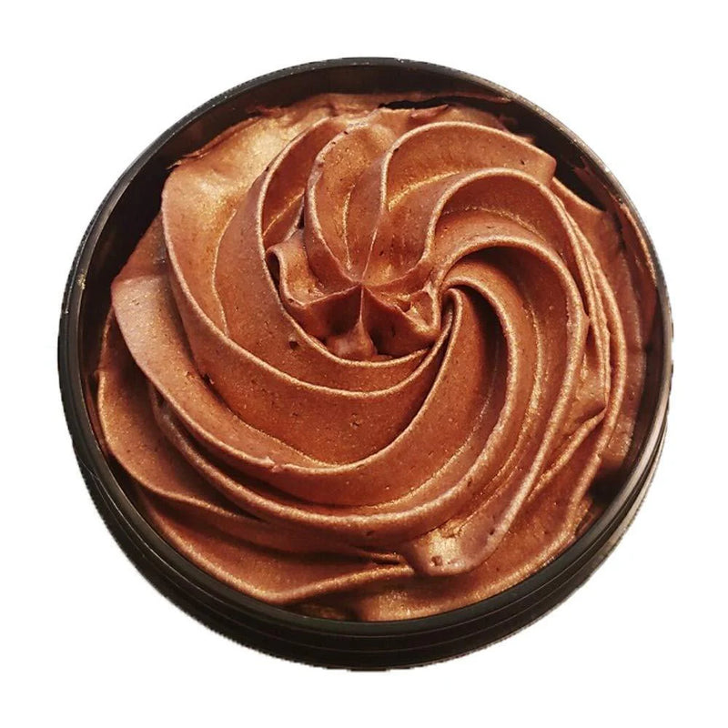 Super Level 3 Bronze Shimmer Organic Whipped Body Butter Moisturizing 4.0 Fl Oz - Puck's