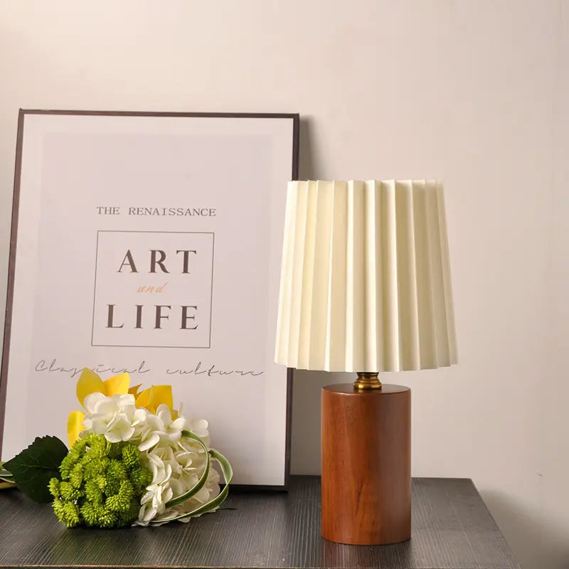 Pleated Medieval Table Lamp - Puck's