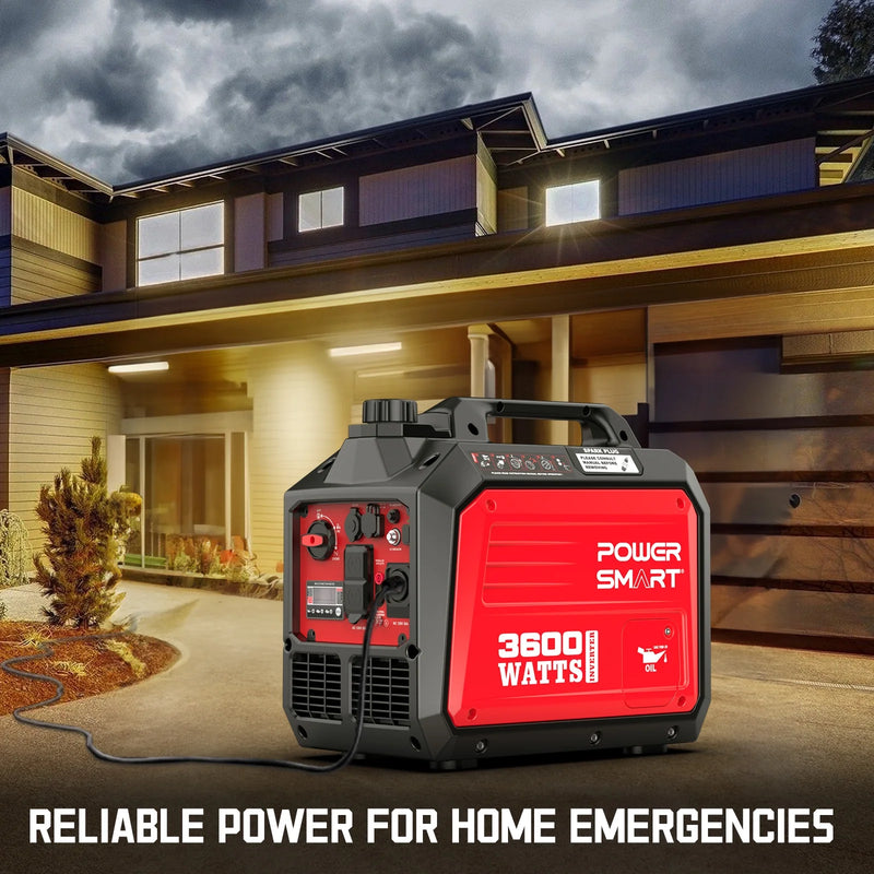 3600W Draagbare Gas Inverter Generator USB Uitgang Low Noise RV Klaar voor Kamperen & Thuis - Puck's