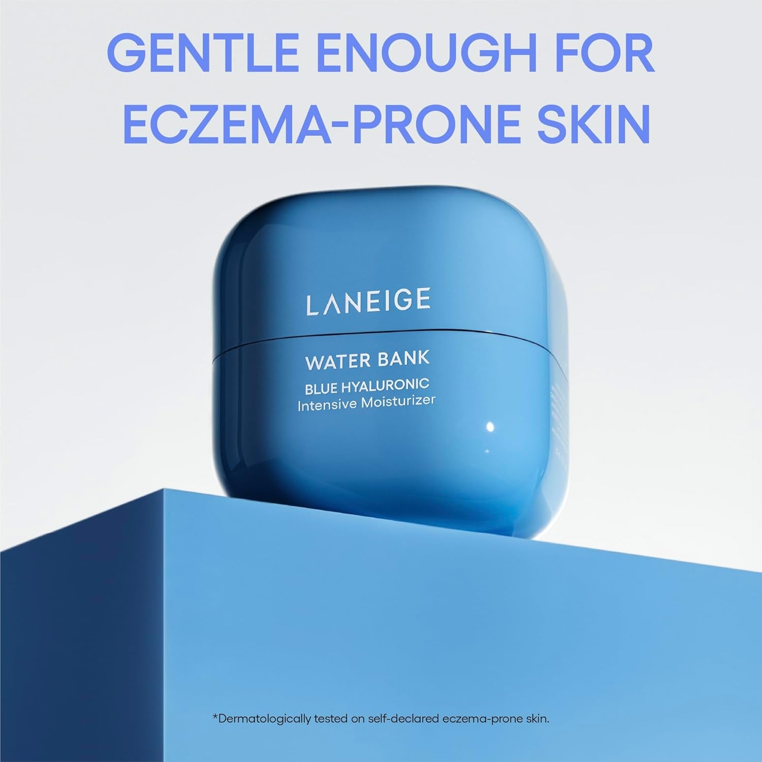 Water Bank Blue Hyaluronic Intensive Moisturizer with Peptides + Squalane: Eczema-Prone Skin, Barrier-Boosting, Nourish, Dryness - Puck's